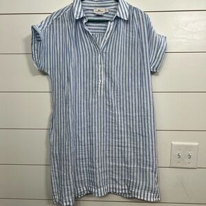 Vineyard Vines Blue and White Striped Dress